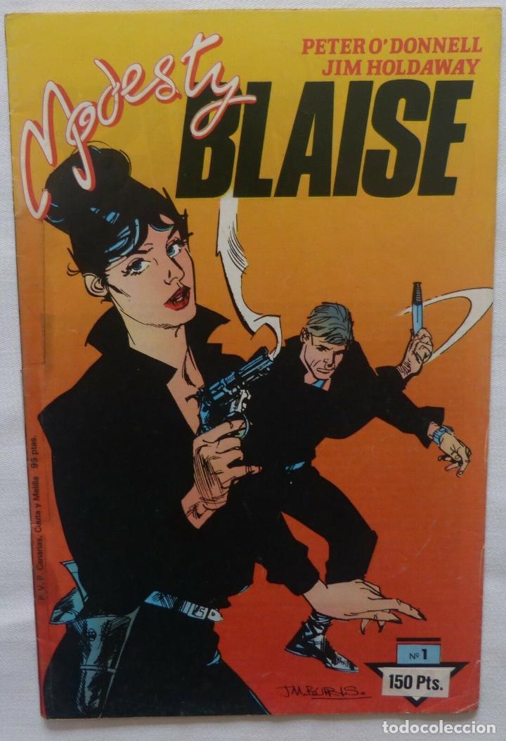 C&oacute;mics: Comic Modesty Blaise,Numero 1,Marvel,Forum Comics,1988 - Foto 1