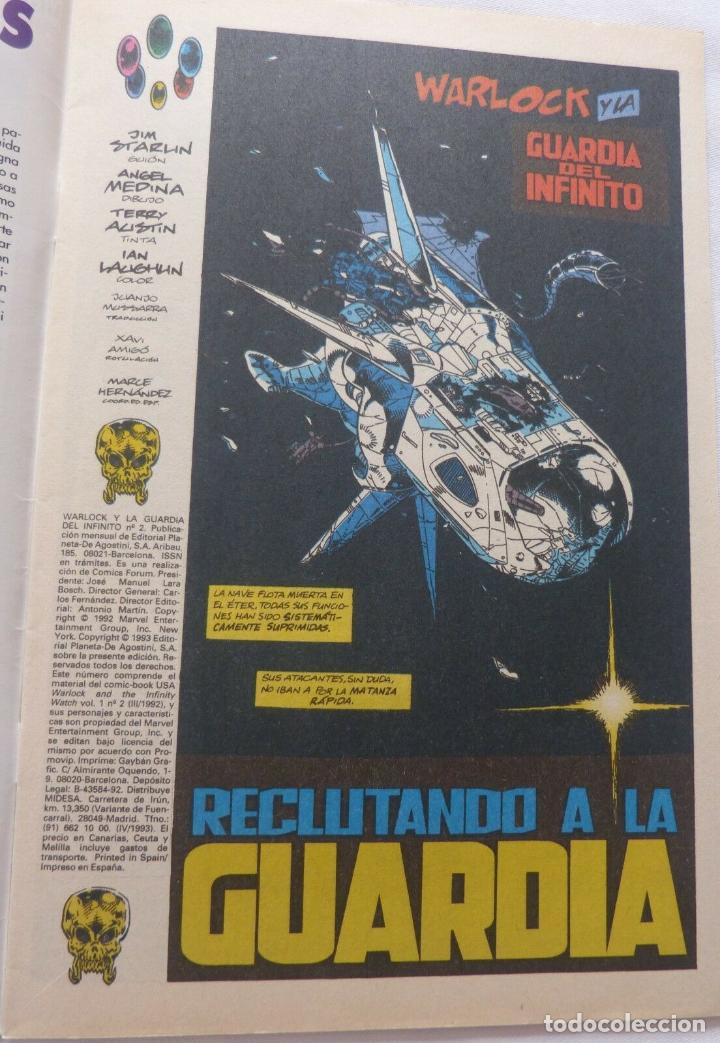 C&oacute;mics: Comic Warlock y la Guardia del Infinito,Numero 2,Marvel Comics,1993 - Foto 4
