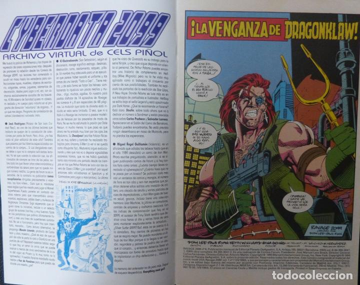 C&oacute;mics: Comics RAVAGE 2099,Numero 6 de 12,Stan Lee,1994, Forum Comics,Marvel - Foto 4