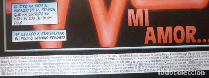 C&oacute;mics: Comic Daredevil,Numero 4,A&ntilde;o 1999,Marvel KNIGHTS,Forum Comics - Foto 3