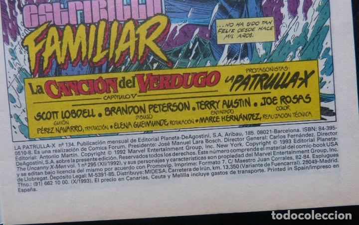C&oacute;mics: Comic Patrulla X,N&ordm; 134,1993,Marvel Comics,Forum, parte 5 - Foto 3