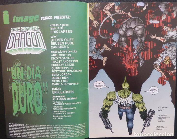 C&oacute;mics: Comic The Savage DRAGON,World Comics,Planeta,N&ordm; 4,Image,1994 - Foto 4