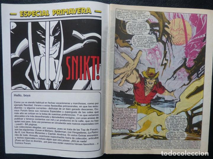 C&oacute;mics: Comic Patrulla X,ESPECIAL PRIMAVERA,1985, Comics Forum - Foto 3