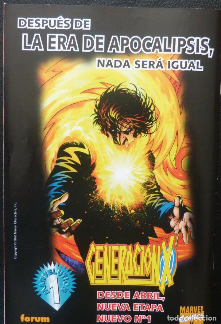 C&oacute;mics: Comic Excalibur,Marvel Comics,Forum,X-Men,A&ntilde;o 1996, Numero 5 - Foto 2