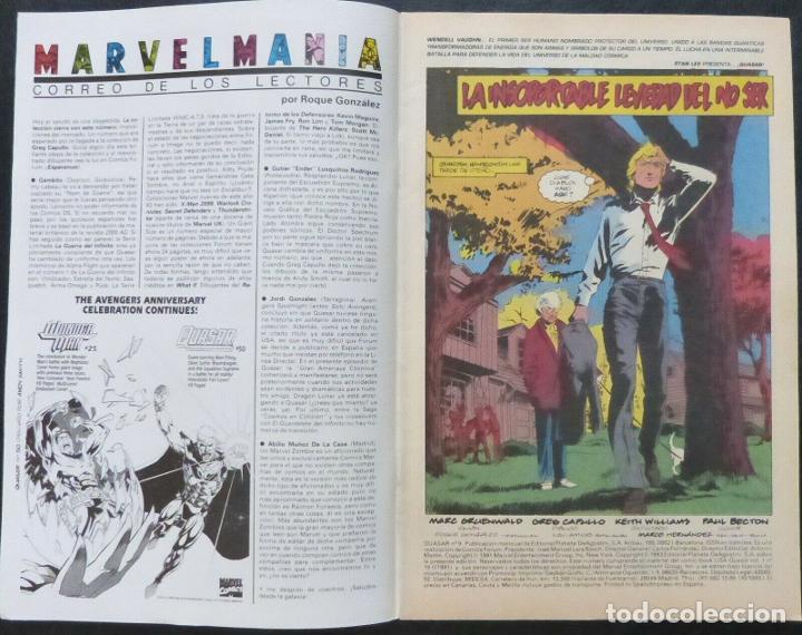 C&oacute;mics: Comic Quasar,El vengador cosmico,Marvel,Comics,Forum,Numero 9,A&ntilde;o 1993. - Foto 2