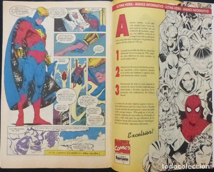 C&oacute;mics: Comic Quasar,El vengador cosmico,Marvel,Comics,Forum,Numero 9,A&ntilde;o 1993. - Foto 4