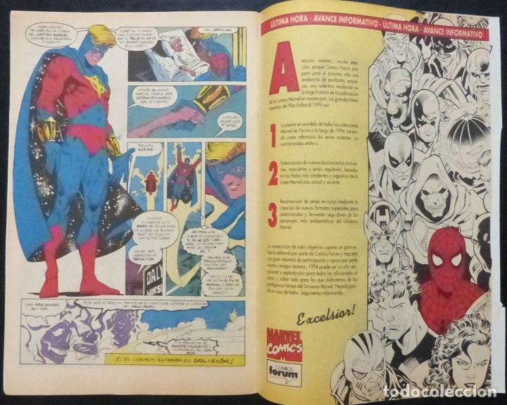 C&oacute;mics: Comic Quasar,El vengador cosmico,Marvel,Comics,Forum,Numero 9,A&ntilde;o 1993. - Foto 6