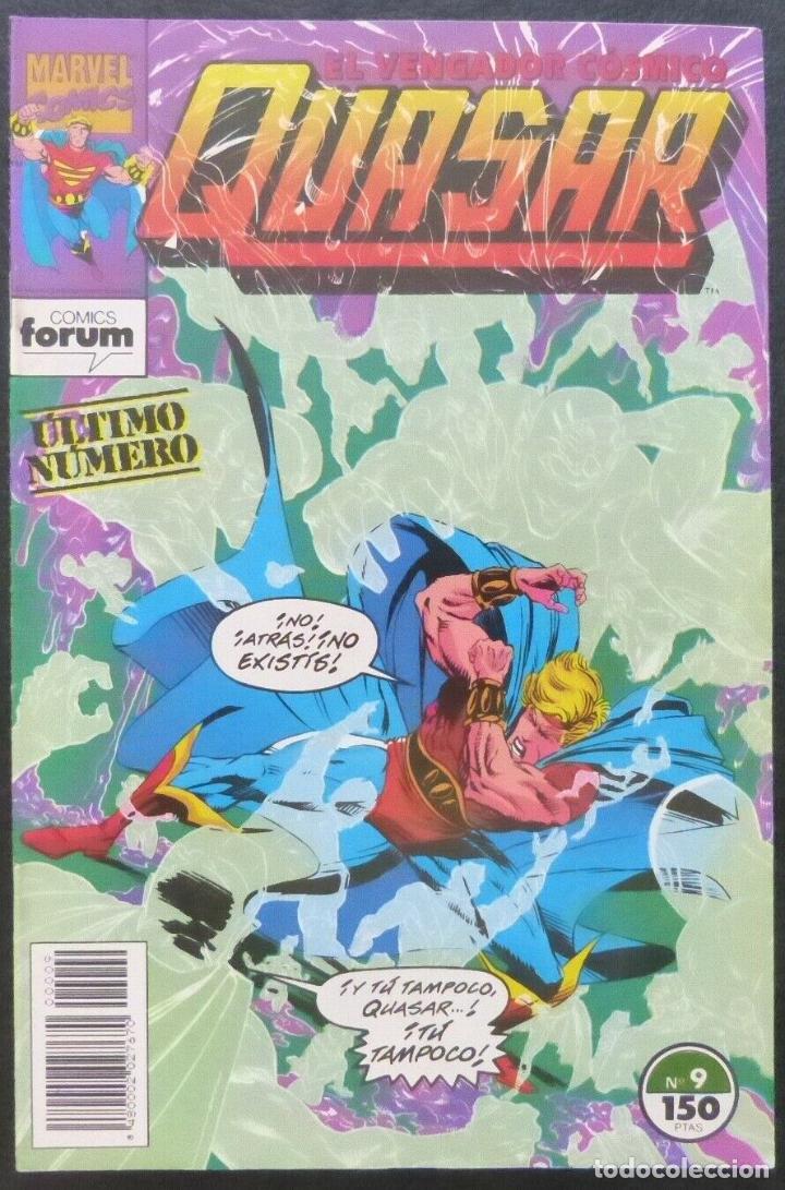 C&oacute;mics: Comic Quasar,El vengador cosmico,Marvel,Comics,Forum,Numero 9,A&ntilde;o 1993. - Foto 1