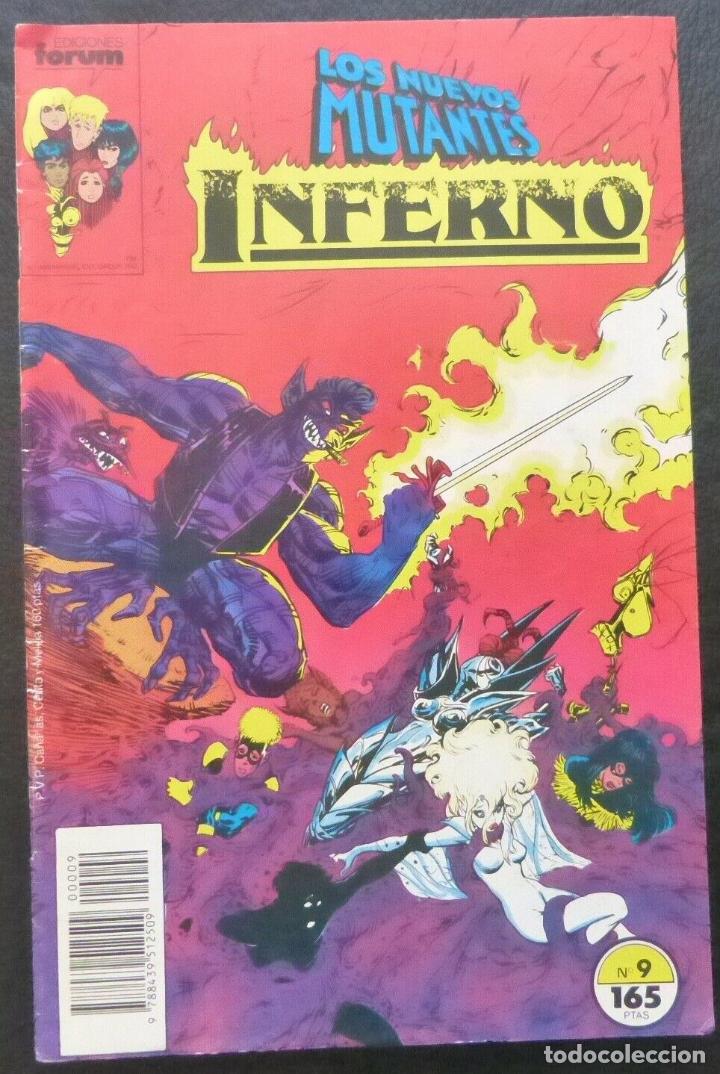 C&oacute;mics: Comic INFERNO,Los nuevos mutantes,Comics Forum,a&ntilde;o 1990,N&ordm;9 - Foto 2