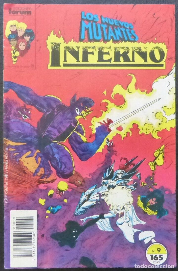 C&oacute;mics: Comic INFERNO,Los nuevos mutantes,Comics Forum,a&ntilde;o 1990,N&ordm;9 - Foto 1