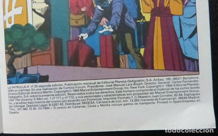 C&oacute;mics: Comic Patrulla X,N&ordm; 25,1994,Marvel Comics, 2&ordf; EDICION - Foto 5