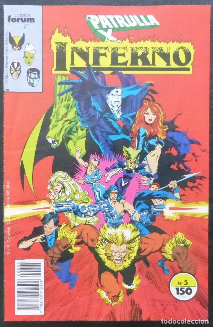 C&oacute;mics: Comic Patrulla X-INFERNO,Comics Forum,a&ntilde;o 1989,Numero 5 - Foto 1