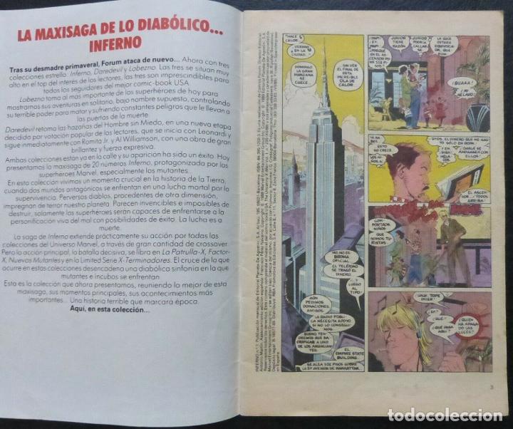 C&oacute;mics: Comic Patrulla X-INFERNO,Comics Forum,a&ntilde;o 1989,Numero 1 - Foto 6