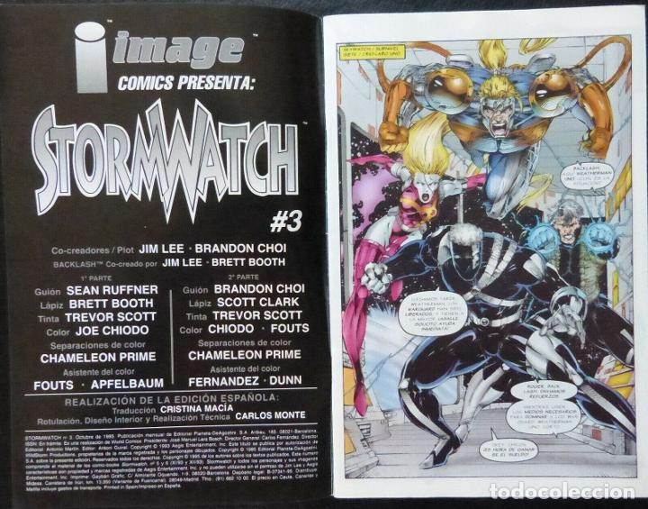 C&oacute;mics: Comic StormWatch,A&ntilde;o 1995,Jim Lee,En Espa&ntilde;ol,Image Comics,N&ordm; 3 - Foto 2