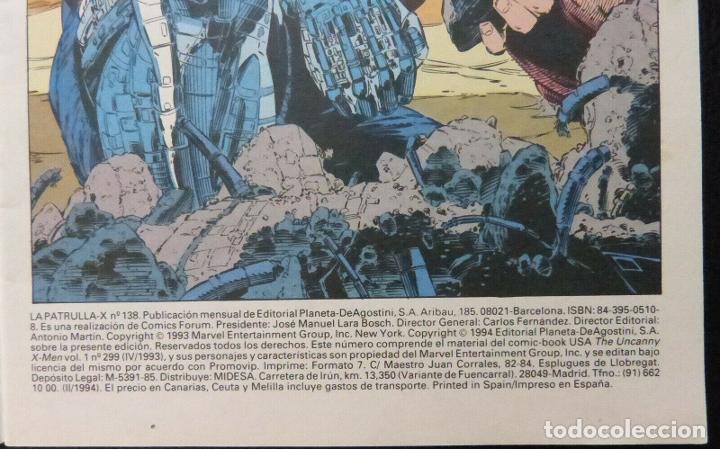 C&oacute;mics: Comic Patrulla X,N&ordm; 138,Marvel Comics,Forum,1994 - Foto 5
