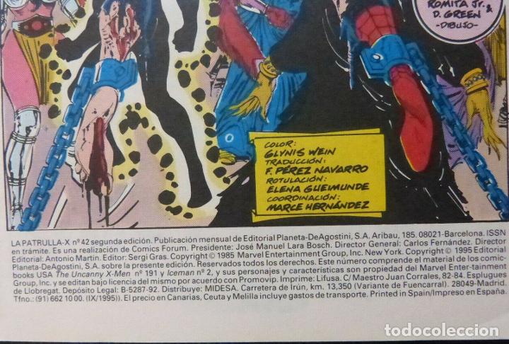 C&oacute;mics: Comic Patrulla X,N&ordm; 42,A&ntilde;o 1995,Marvel Comics,Forum,ultimo numero - Foto 7
