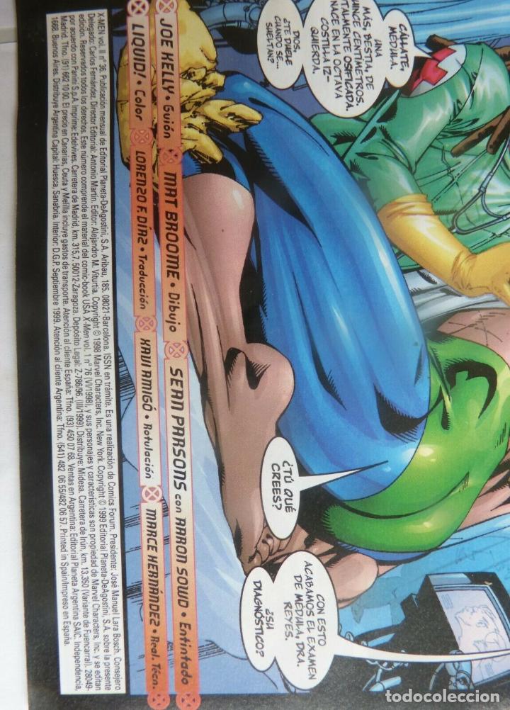 C&oacute;mics: Comic X-MEN ,N&ordm; 36,Marvel Comics,Forum. &copy;1999 - Foto 4