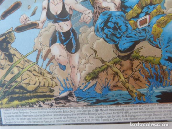 C&oacute;mics: Comic CABLE,N&ordm; 14, A&ntilde;o 1995,Marvel Comics,Forum - Foto 4