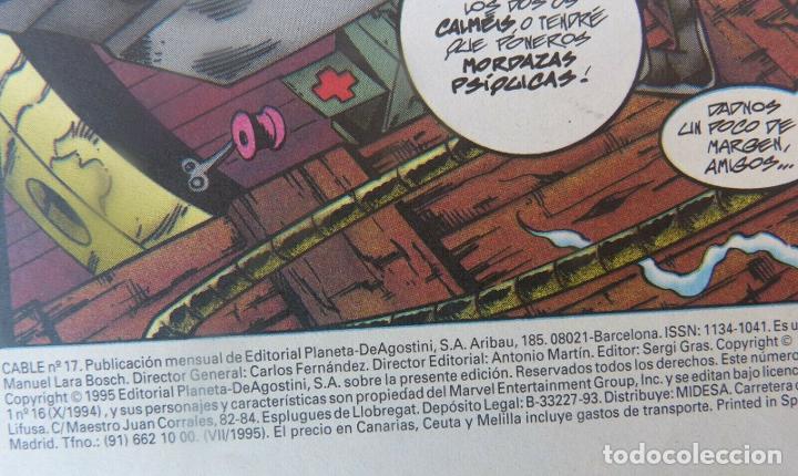 C&oacute;mics: Comic CABLE,N&ordm; 17-X-MEN, A&ntilde;o 1995,Marvel Comics,Forum-Especial 48 pags - Foto 2