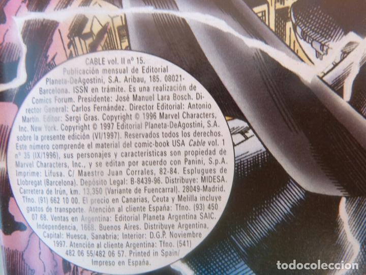 C&oacute;mics: Comic CABLE,N&ordm; 15-VOL II,Marvel Comics,Forum.A&ntilde;o 1997 - Foto 6