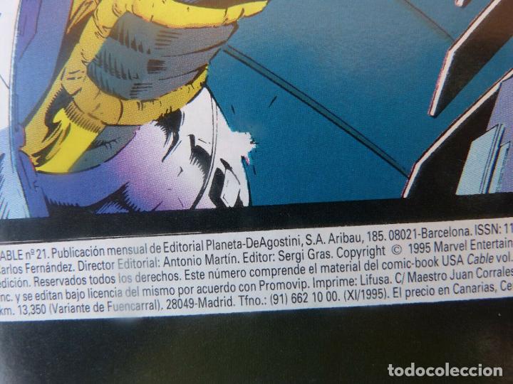 C&oacute;mics: Comic CABLE,N&ordm; 21-X-MEN, A&ntilde;o 1995,Marvel Comics,Forum - Foto 3