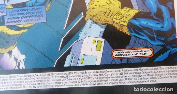 C&oacute;mics: Comic CABLE,N&ordm; 21-X-MEN, A&ntilde;o 1995,Marvel Comics,Forum - Foto 4