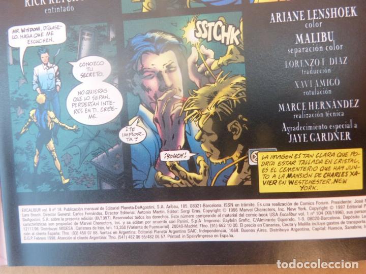 C&oacute;mics: Comic EXcalibur,N&ordm; 18-,Vol II-1997,Marvel Comics -ForUM - Foto 3