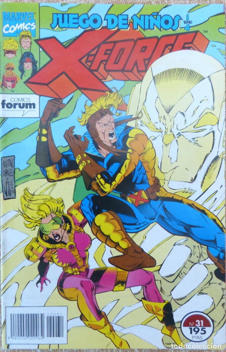 C&oacute;mics: Comic, X Force, n&uacute;mero 31,Forum, Marvel Comic,Bud LaRosa,Jeph Loeb,1994 - Foto 1
