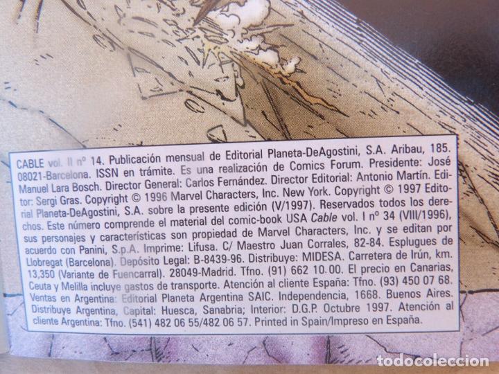 C&oacute;mics: Comic CABLE,N&ordm; 14-VOL II,Marvel Comics,Forum.A&ntilde;o 1997 - Foto 6