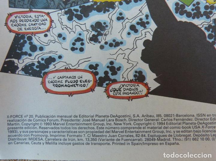 C&oacute;mics: Comic, X Force, n&uacute;mero 20,Forum, Marvel Comic, Jeph Loeb, Bud LaRosa,1994 - Foto 4