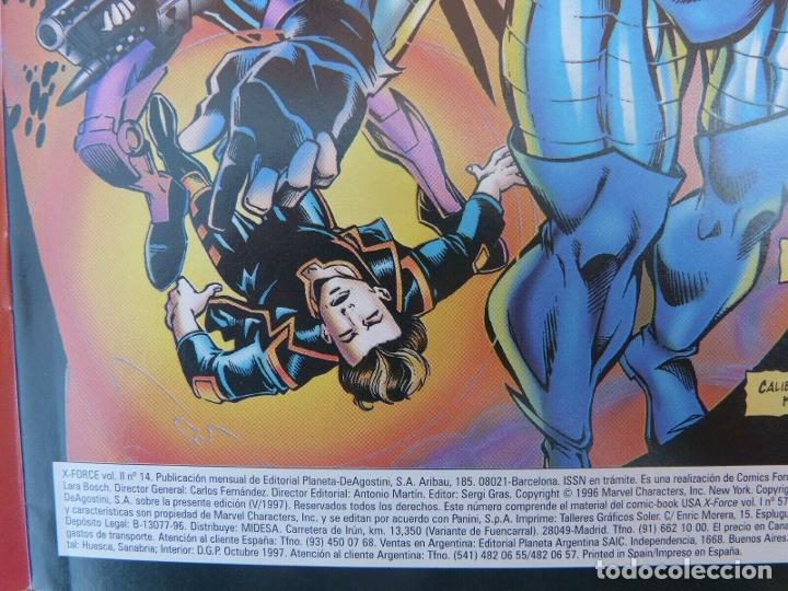 C&oacute;mics: Comic, X Force, n&uacute;mero 14,Vol&uacute;men II, Forum, Marvel Comic, Jeph Loeb, Bud LaRos - Foto 4