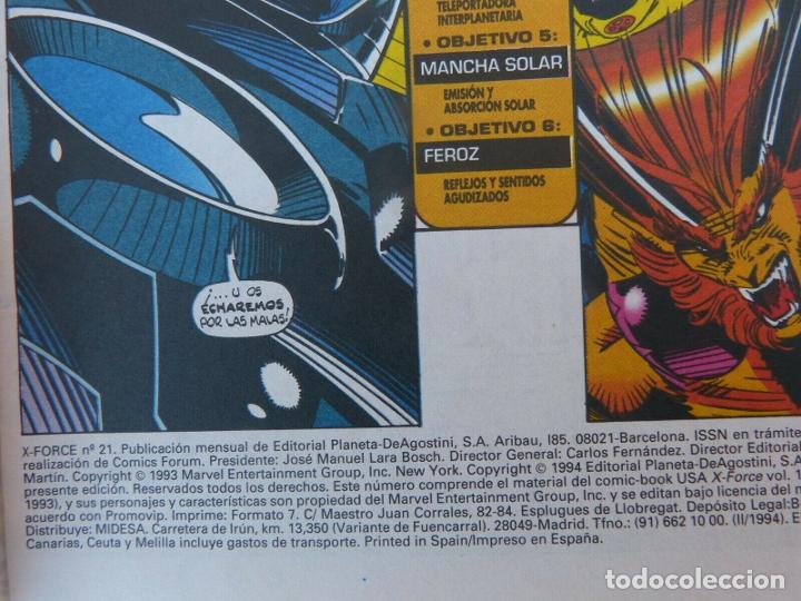 C&oacute;mics: Comic, X Force, n&uacute;mero 21,Forum, Marvel Comic, Jeph Loeb, Bud LaRosa,1994 - Foto 5