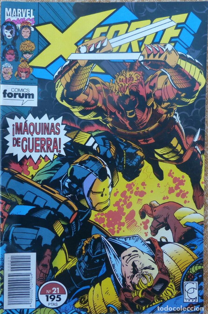 C&oacute;mics: Comic, X Force, n&uacute;mero 21,Forum, Marvel Comic, Jeph Loeb, Bud LaRosa,1994 - Foto 1