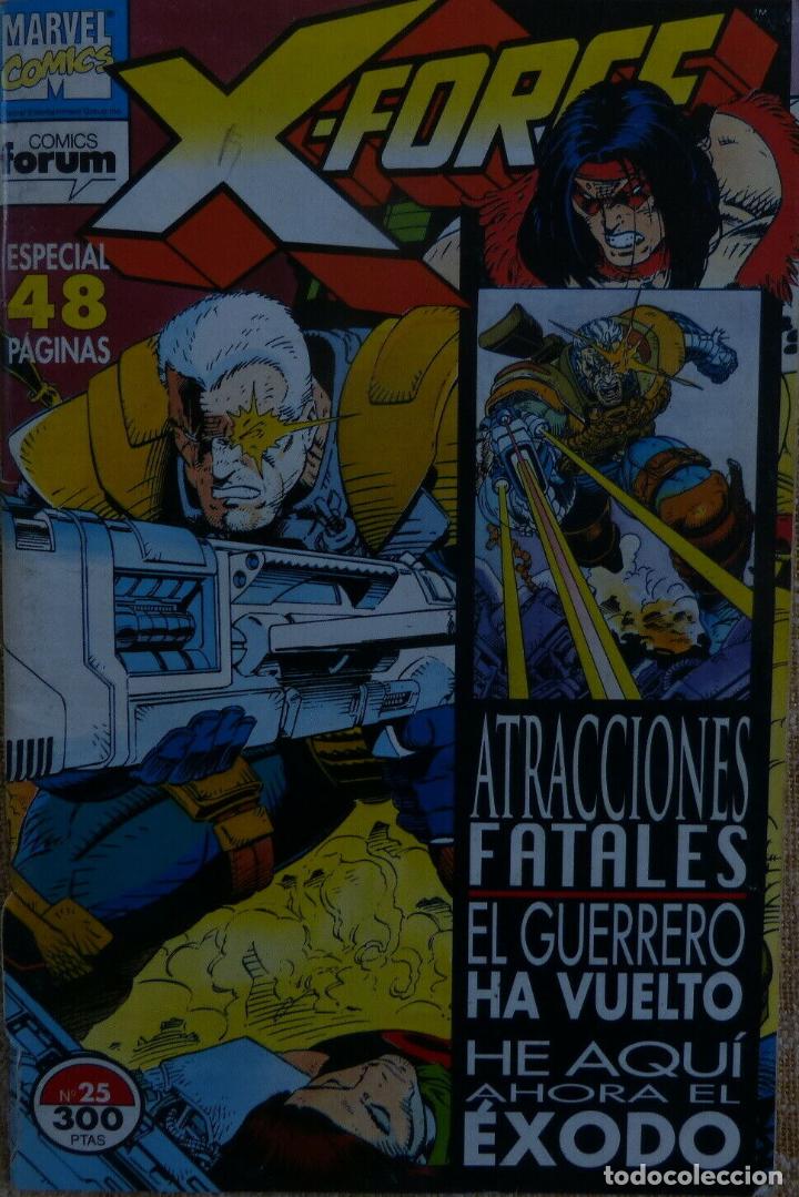C&oacute;mics: Comic, X Force, n&uacute;mero 25, Especial 48 pags,Forum, Marvel Comic, Jeph Loeb, Bud - Foto 1