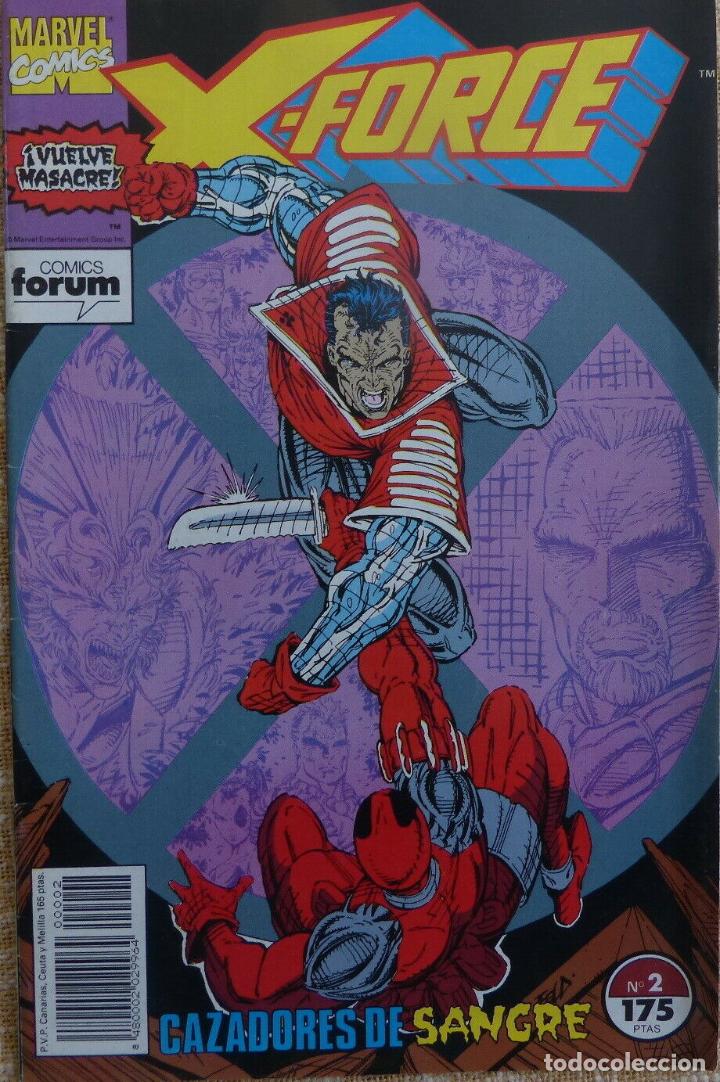 C&oacute;mics: Comic, X Force, n&uacute;mero 02,Forum, Marvel Comic, a&ntilde;o 1992-Vuelve masacre - Foto 4