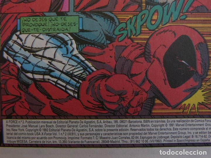C&oacute;mics: Comic, X Force, n&uacute;mero 02,Forum, Marvel Comic, a&ntilde;o 1992-Vuelve masacre - Foto 5