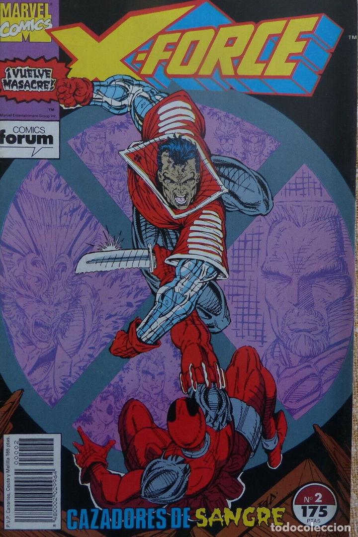 C&oacute;mics: Comic, X Force, n&uacute;mero 02,Forum, Marvel Comic, a&ntilde;o 1992-Vuelve masacre - Foto 1