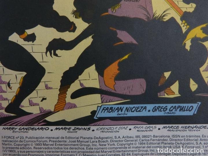 C&oacute;mics: Comic, X Force, n&uacute;mero 23, Forum, Marvel Comic, Jeph Loeb, Bud LaRosa, a&ntilde;o 1994 - Foto 5