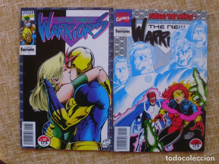 C&oacute;mics: Dos comics, The New Warriors, n&ordm; 37 y 42, Stan Lee, Comics Forum, Marvel, 1994 - Foto 1