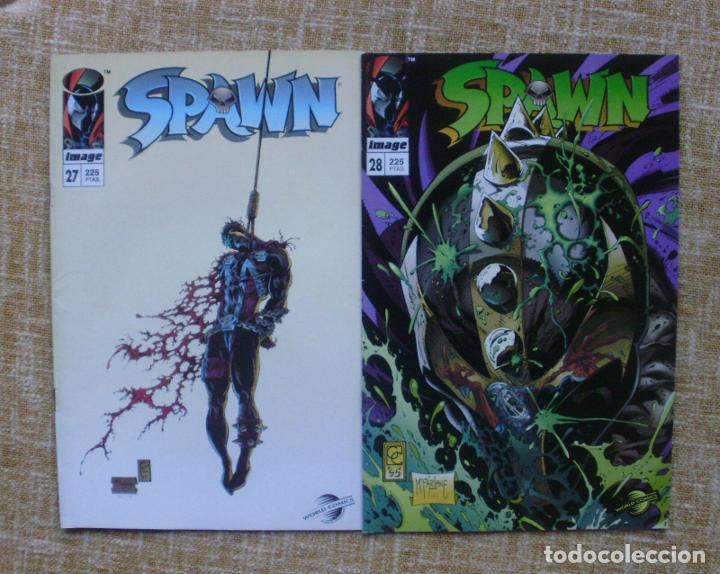 C&oacute;mics: Spawn, n&ordm; 27 y 28, 1996, Image, World Comics, Planeta DeAgostini, Todd McFarlane - Foto 1