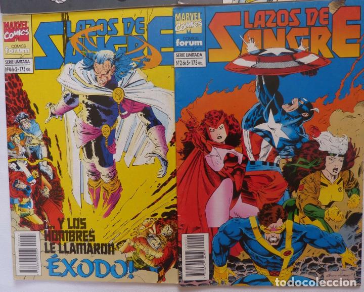 C&oacute;mics: COMICS LAZOS DE SANGRE,NUMEROS 2,3,4,5 DE 5,Marvel comics,A&ntilde;o 1994 - Foto 7