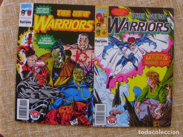 C&oacute;mics: Dos comics, The New Warriors, n&ordm; 20 y 21, Stan Lee, Comics Forum, Marvel, 1993 - Foto 1