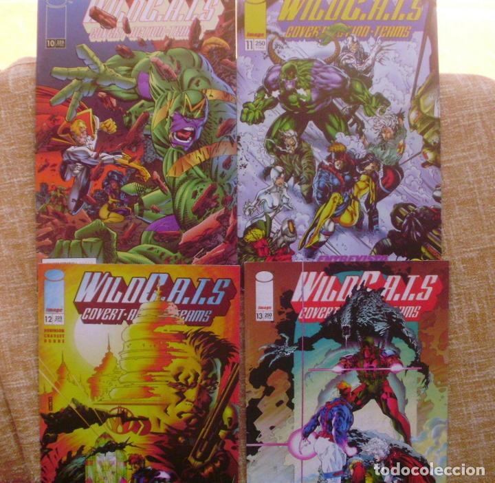 Fumetti: Lote de 4 Comics, WildC.A.T.S, n&uacute;meros 10, 11, 12 y 13, World Comics, Image, Jim