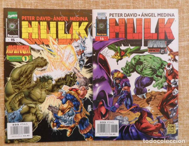 C&oacute;mics: Comics, Hulk, n&ordm; 15 y 16, Marvel Comics, Forum, Peter David, &Aacute;ngel Medina, 1996 - Foto 1