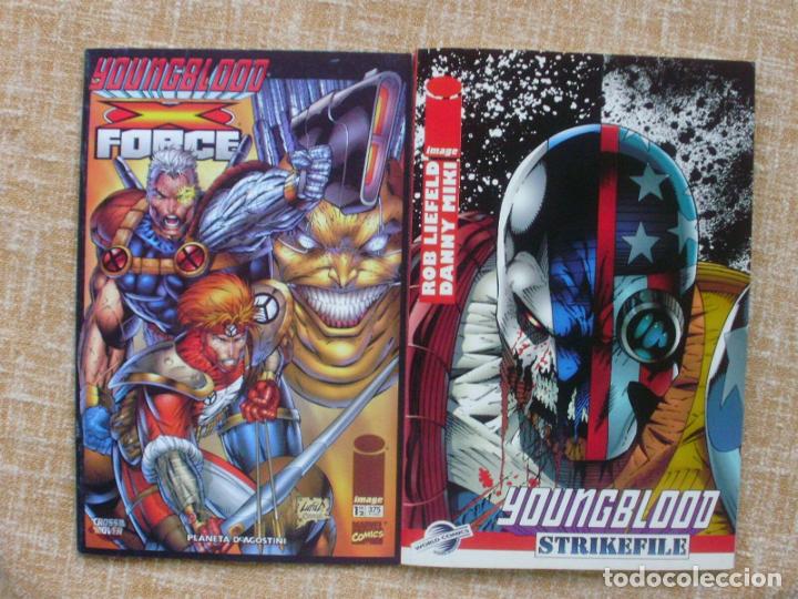Fumetti: 2 Comics, Youngblood Strikefile y Youngblood Force, n&uacute;mero 1 de 2, Rob Liefeld