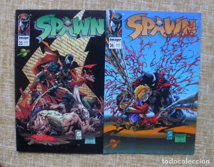 C&oacute;mics: Spawn, n&ordm; 25 y 26, 1996, Image, World Comics, Planeta DeAgostini, Greg Capullo - Foto 1