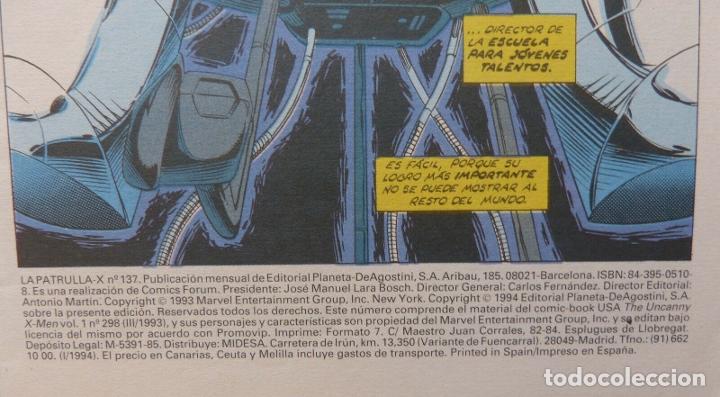 C&oacute;mics: Comic Patrulla X,N&ordm; 137,,Marvel Comics,Forum,El Regreso de los Acolitos. - Foto 2