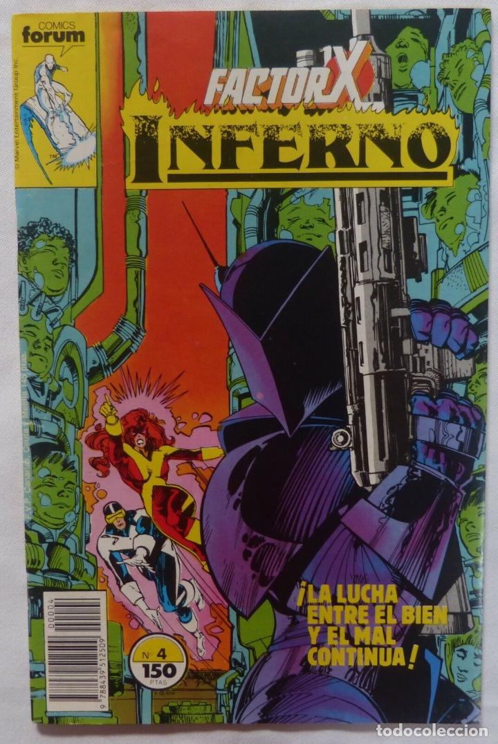C&oacute;mics: Comic Factor X-INFERNO,Comics Forum,1988,Marvel, Stan Lee, Numero 4 - Foto 5