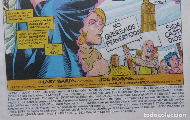 C&oacute;mics: Comic Patrulla X,N&ordm; 117,1992,Marvel Comics,Forum,Saga Isla Muir - Foto 5