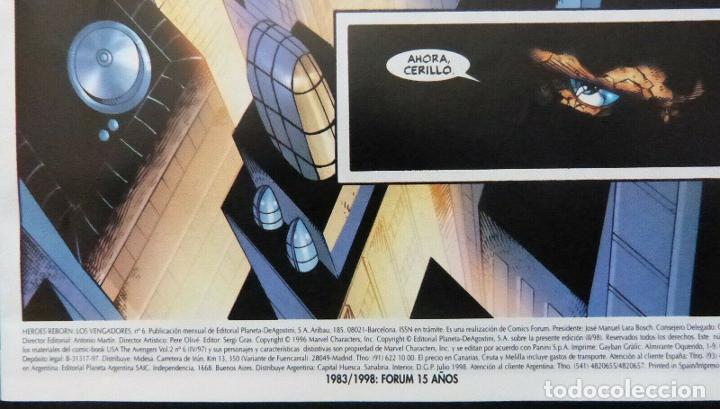 C&oacute;mics: ComicsComic Los Vengadores,comics Forum,Marvel,a&ntilde;o 1996,Numero 6 (Vol 2) - Foto 4